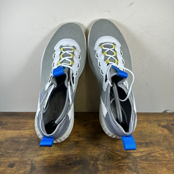 Ecco ATH-1FM Lace up Grey sneakers Men's Size 10 - 10.5 - Picture 6 of 8